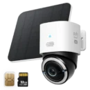 Eufy Security S330 4K UHD Outdoor 4G LTE Camera with Solar Panel White