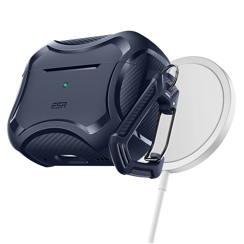 ESR Cyber Armor Tough Case with HaloLock for AirPods Pro - Blue