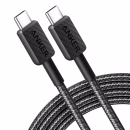 Anker 322 Usb-C to Usb-C Cable (6FT, 60W, Braided) Black