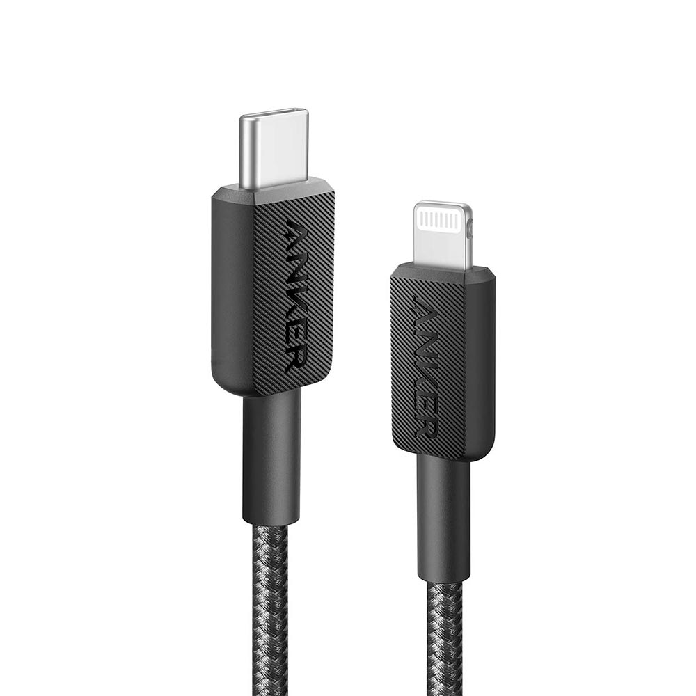 Anker 322 Usb-C to Lightning (3FT Braided) Black