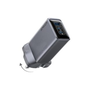 Anker Prime Charger (100W, 3 Ports, Ganprime) Silver