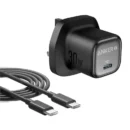 Anker Zolo Charger (30W, PD 3.0, With 1.0m C to C Cable) Black