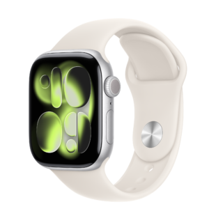 Apple Watch Series 11 [42mm, GPS, Silver, Silicone Band]