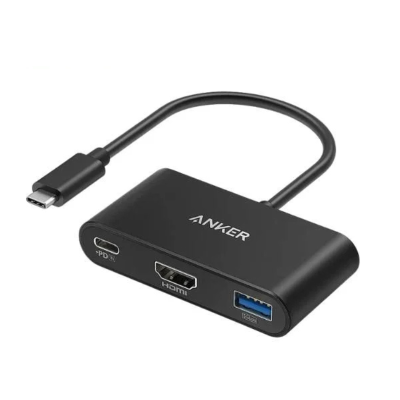 Anker Powerexpand 3-In-1 Usb-C PD Hub Gray