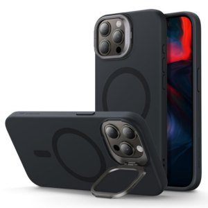 ESR Cloud Soft Case (HaloLock) [iPhone 15 Pro Max Compatible, Black]