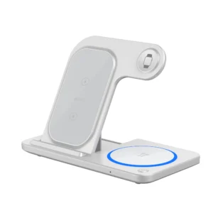 WiWU Greek 3 In 1 Foldable Magnetic Suction Wireless Charger