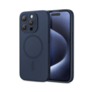 ESR Cloud Soft Case (HaloLock) [iPhone 15 Pro Max Compatible, Dark Blue]